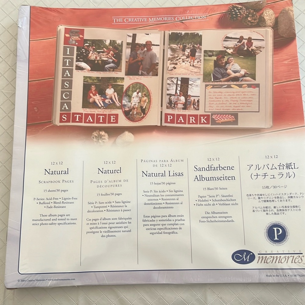 Creative Memories pages